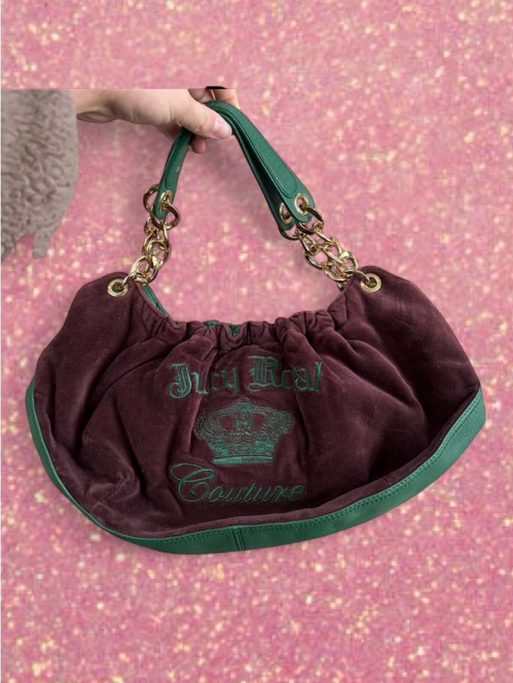 Juicy Couture Velvet Hobo bag